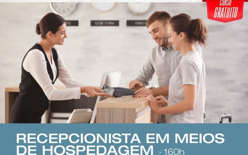 AQUI NA ACIC VOCÊ FICA SABENDO PRIMEIRO! CURSO DE RECEPCIONISTA EM MEIOS DE HOSPEDAGEM! 18