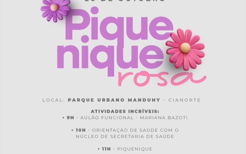 Aqui na ACIC você fica sabendo primeiro! Outubro Rosa: Movimento e Autocuidado no Parque Manduy 8