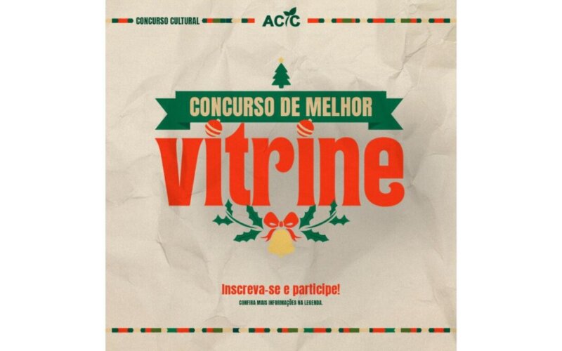 Aqui na ACIC você fica sabendo primeiro! Concurso de Vitrines Natalinas – Encantos de Natal 4